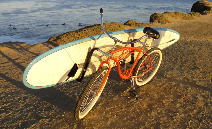 Moved By Bikes Surfboard Rack