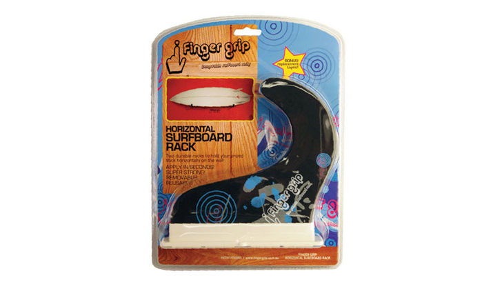 Finger Grip Surfboard Wall Rack | SurfboardRacks.com